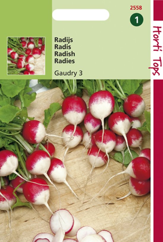 Radish Gaudry 3 (Raphanus) 1000 seeds